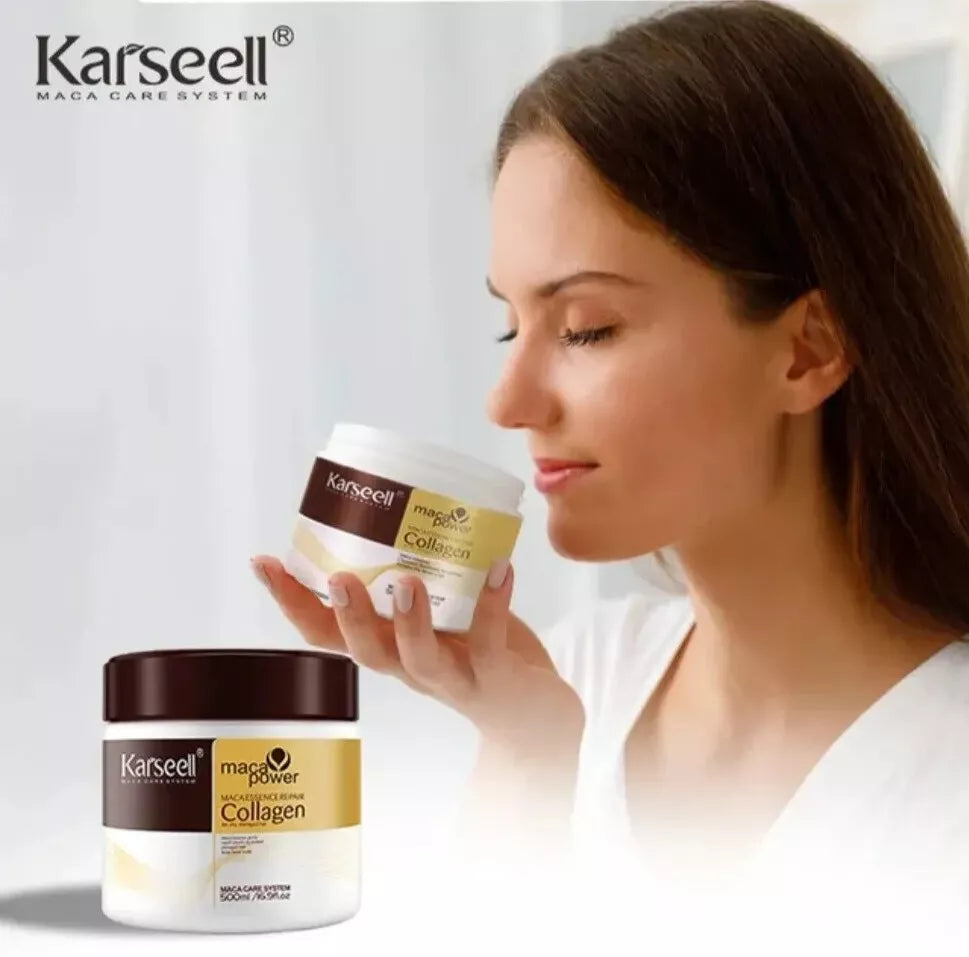 ✨MACA POWER KARSELL X 3 Und - COLAGENO CAPILAR REPARADOR x 500ml/16.9fl.oz✨