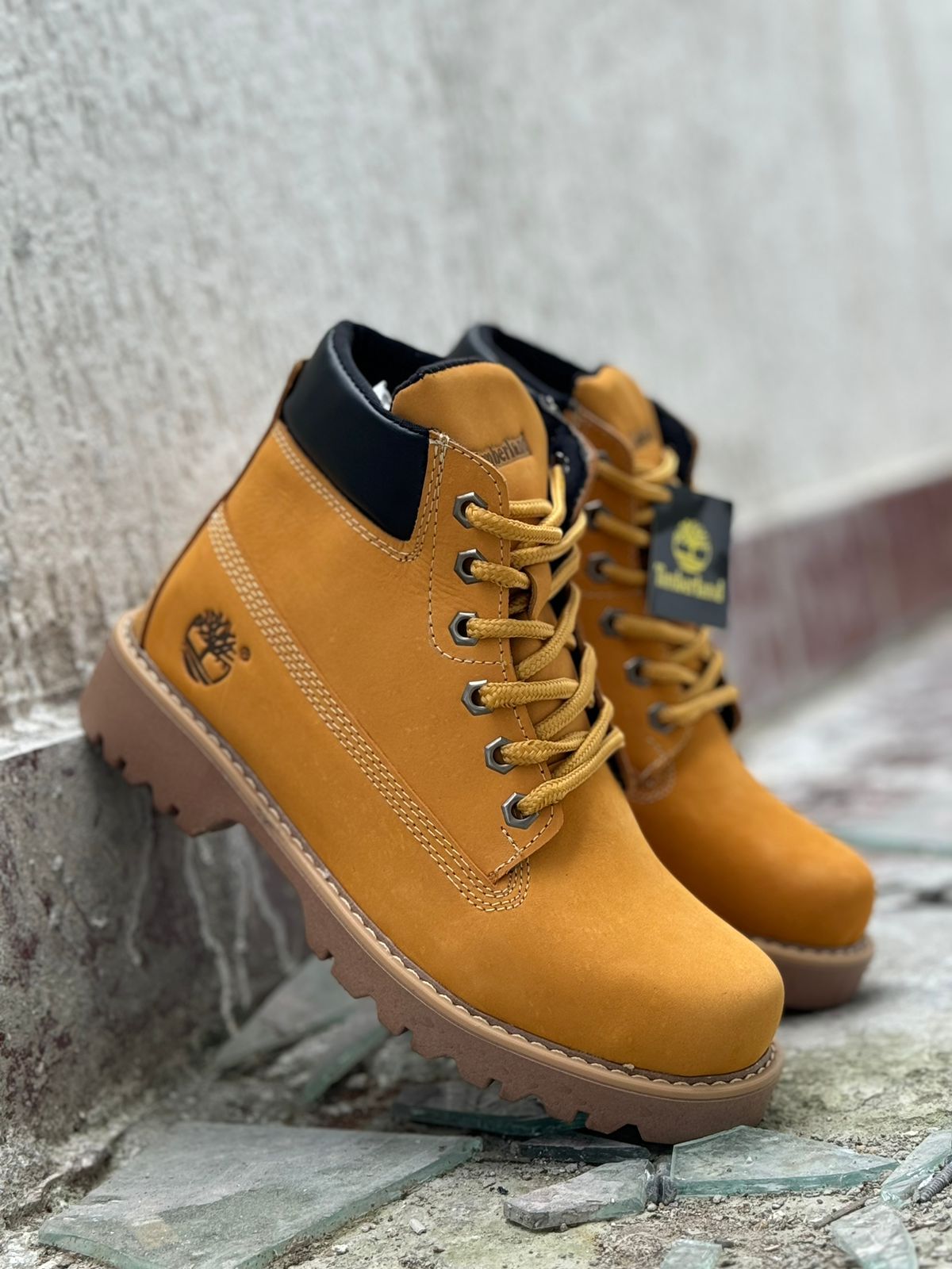 🥾BOTA TIMBERLAND® ORO 100% CUERO.