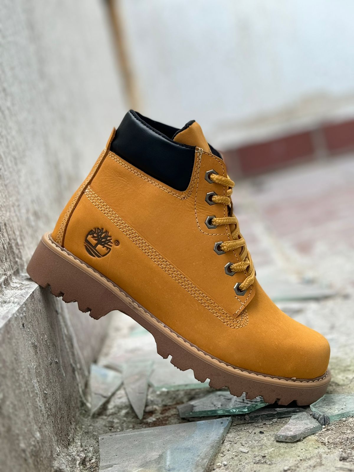 🥾BOTA TIMBERLAND® ORO 100% CUERO.