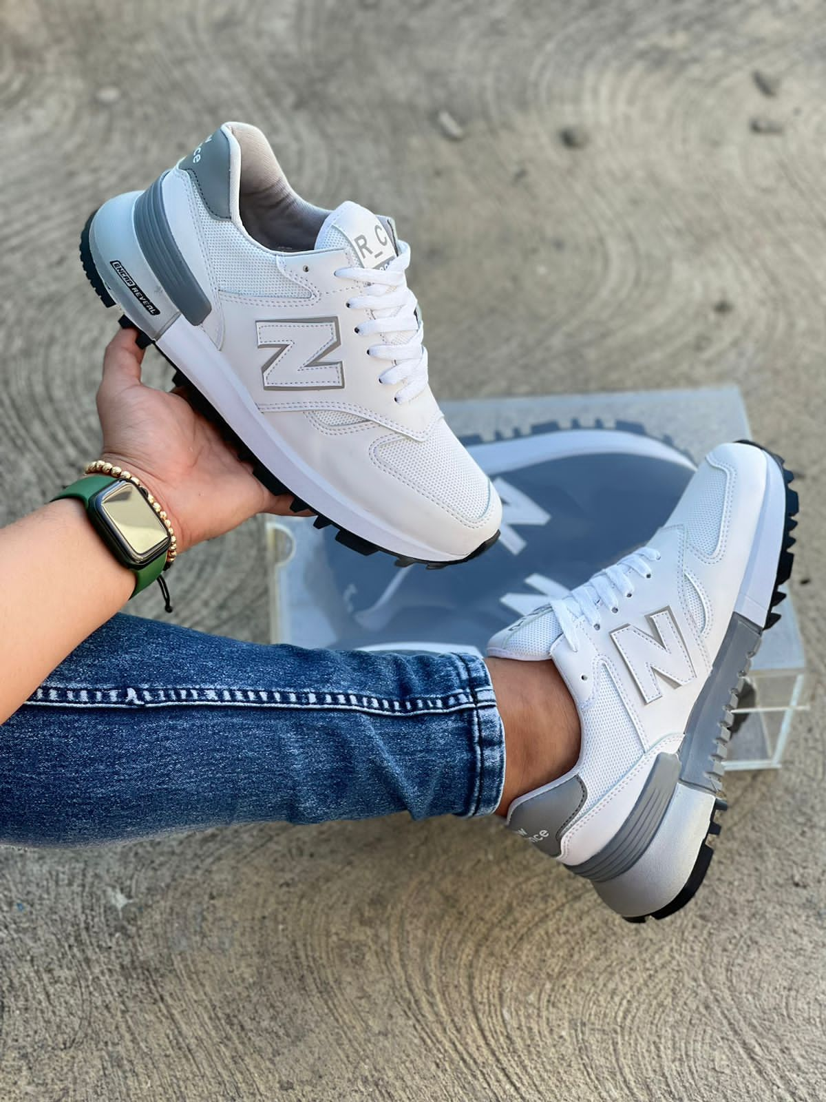 New balance 1300 Blanco hombre online