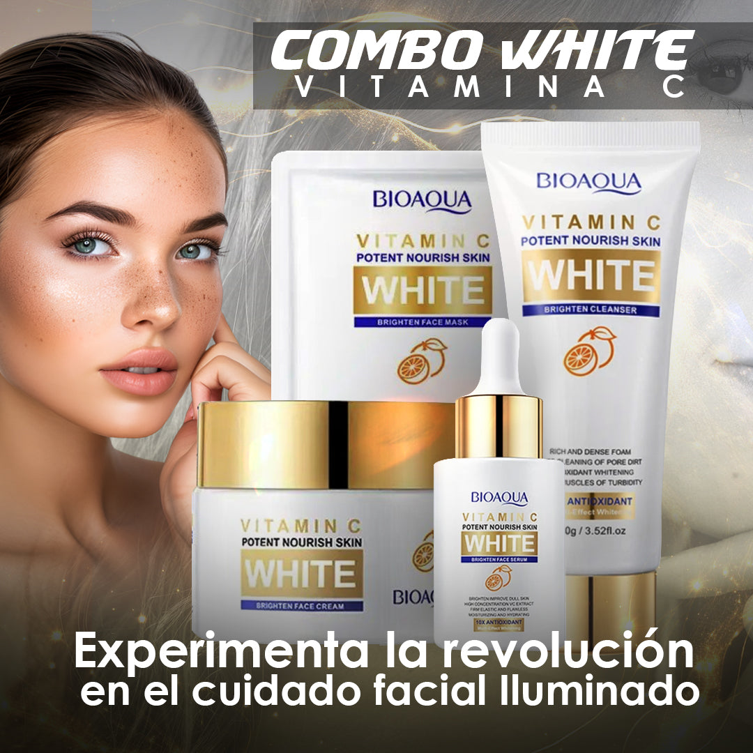 Nuevo Kit de Aclarante Premium  Vitamina C 4 en 1