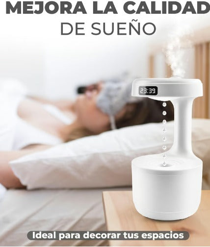 ✨HUMIDIFICADOR ANTIGRAVEDAD CON RELOJ💥